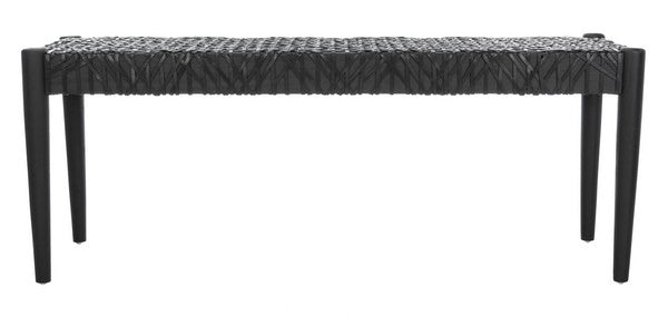 Safavieh Bandelier Leather Weave Bench | Benches | Modishstore - 5