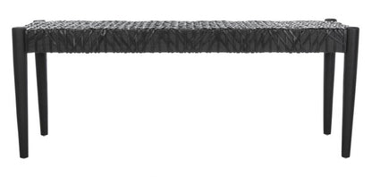 Safavieh Bandelier Leather Weave Bench | Benches | Modishstore - 5