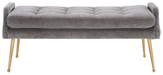 Safavieh Everdeen Bench - Charcoal | Benches | Modishstore