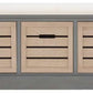 Safavieh Briar 3 Drawer Cushion Bench - Distressed Gray Frame | Benches | Modishstore - 2