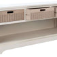 Safavieh Landers 3 Drawer Storage Bench - Distressed White | Benches | Modishstore - 2