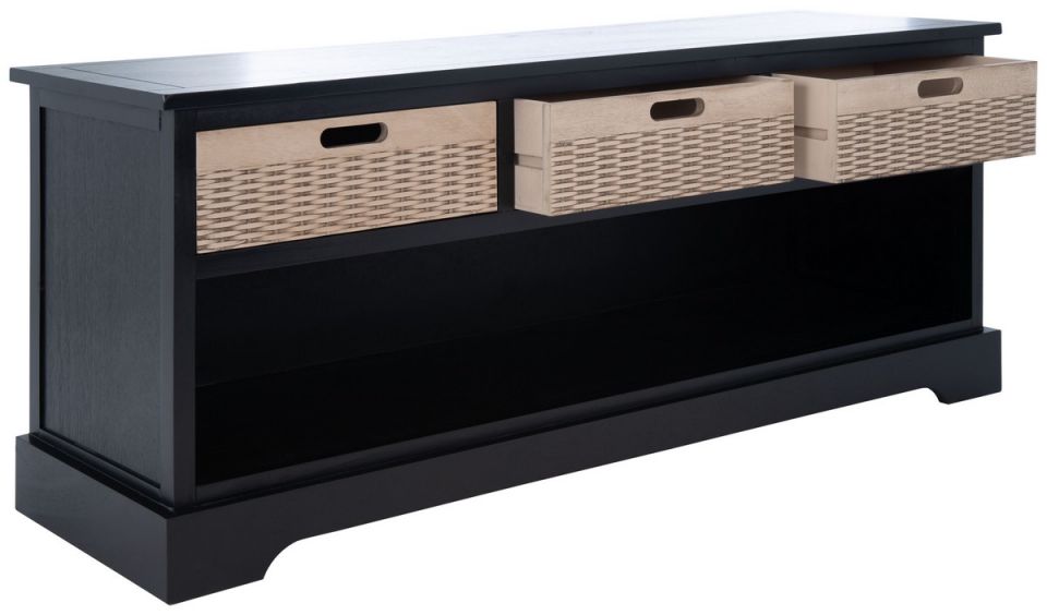 Safavieh Landers 3 Drawer Storage Bench | Benches | Modishstore - 2