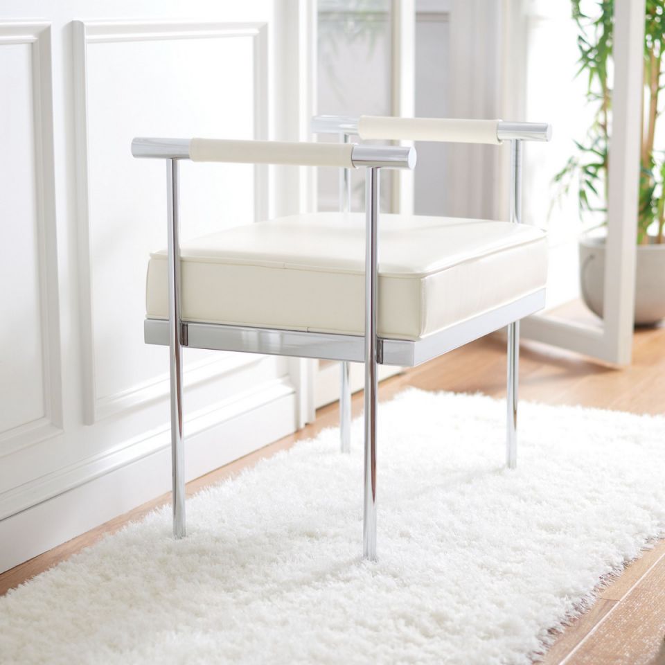 Safavieh Pim Small Rectangle Bench W/ Arms | Benches | Modishstore - 3