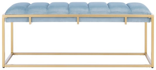 Safavieh Thalam Channel Tufted Bench | Stools & Benches |  Modishstore 