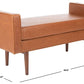 Safavieh Percy Storage Bench - Walnut | Benches | Modishstore - 2