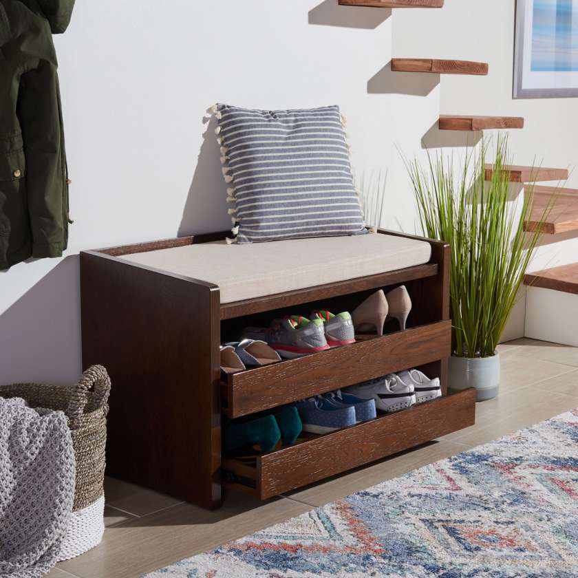 Safavieh Percy Storage Bench | Benches | Modishstore - 9