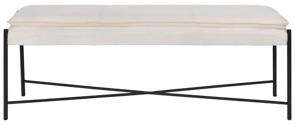 Safavieh Kara Cushioned X Bench | Benches | Modishstore - 7