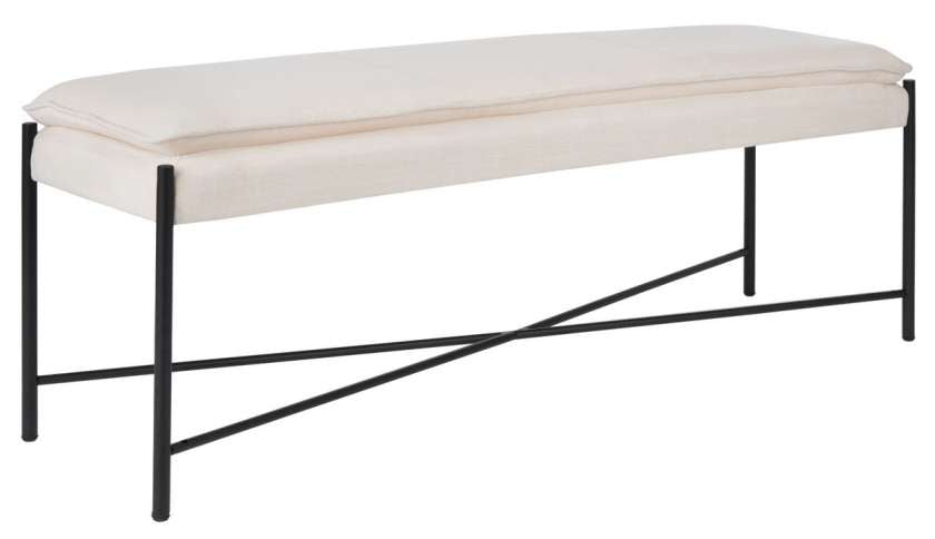 Safavieh Kara Cushioned X Bench | Benches | Modishstore - 11