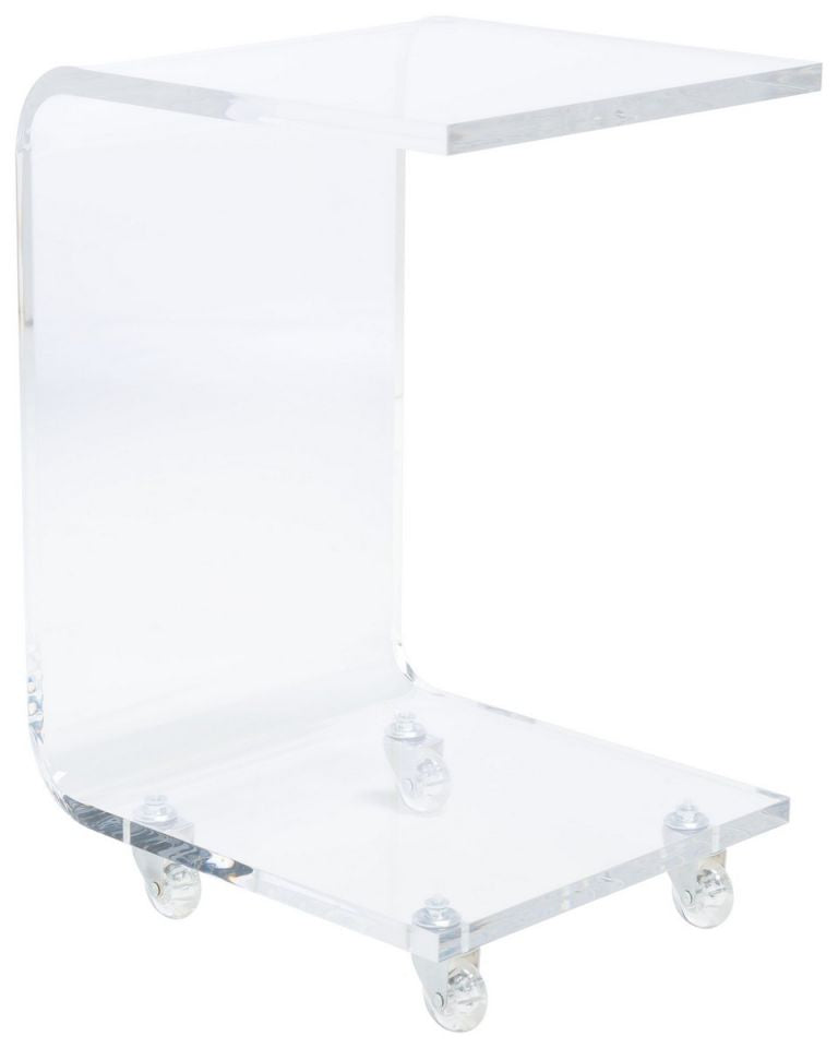 Safavieh Rollins Acrylic Bar Cart | Bar Carts | Modishstore - 1