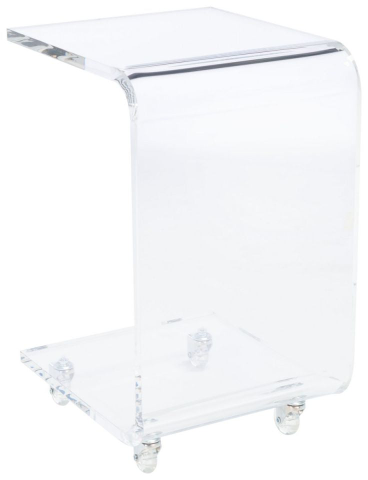 Safavieh Rollins Acrylic Bar Cart | Bar Carts | Modishstore - 4