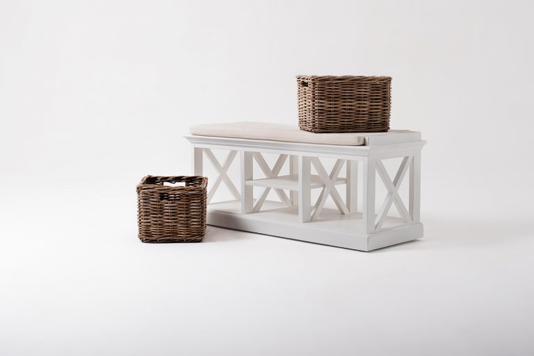 Bench & Basket Set By Novasolo - BE001 | Benches | Modishstore - 3