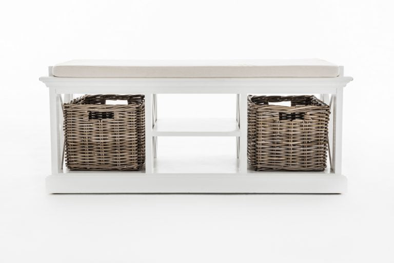Novasolo Halifax Bench & Basket Set - Thumbnail 3