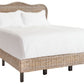 Safavieh Daejon Rattan Bed Full Size - Grey | Beds | Modishstore - 3
