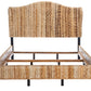 Safavieh Finola Rattan Bed Queen Size - Natural | Beds | Modishstore - 4