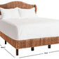 Safavieh Finola Rattan Bed Full Size - Brown | Beds | Modishstore - 5