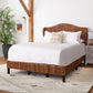 Safavieh Finola Rattan Bed Full Size - Brown | Beds | Modishstore