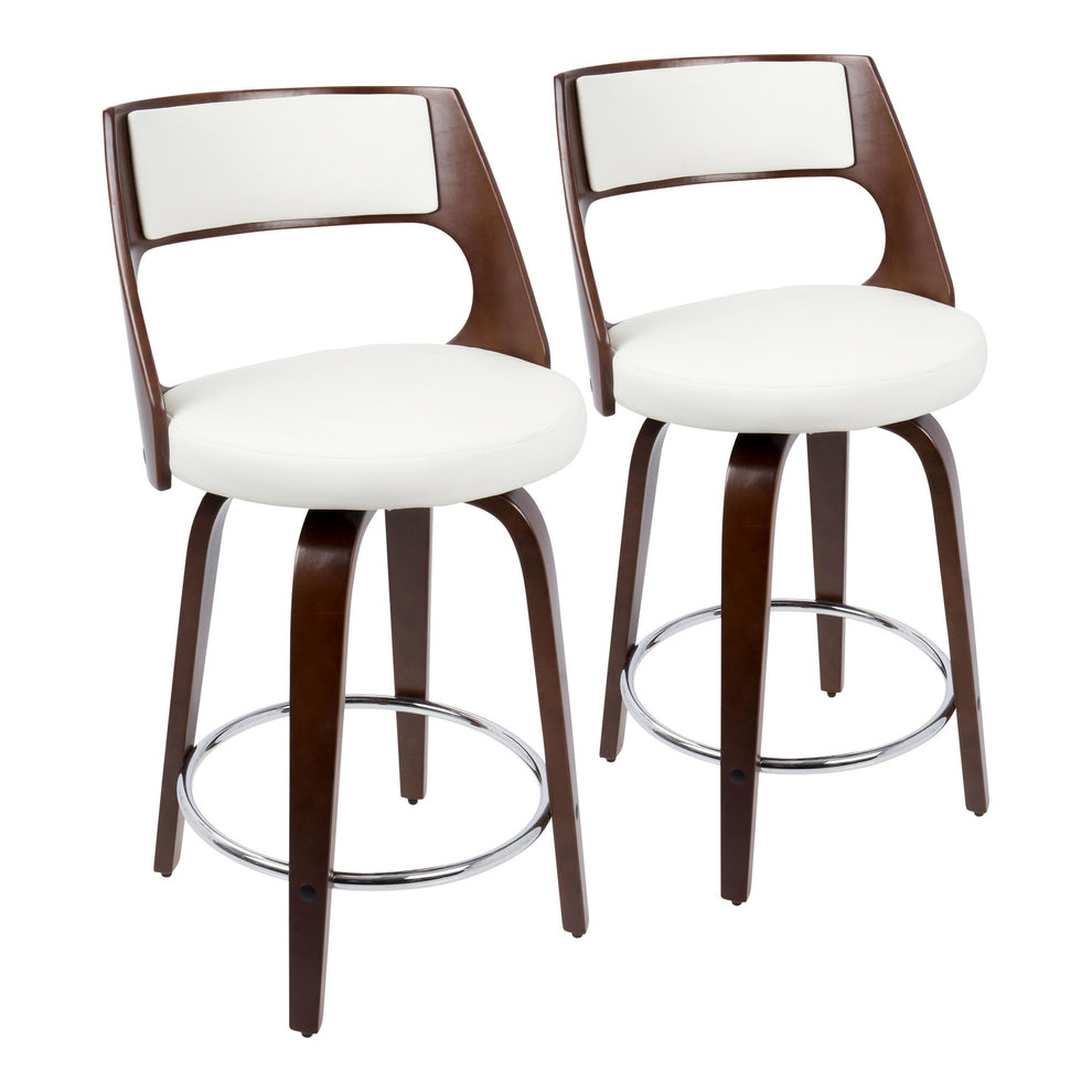 LumiSource Cecina 24'' Counter Stool - Set of 2-17
