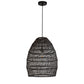Veremund Light  Bell Pendant Wicker Rattan Light By ELE Light & Decor