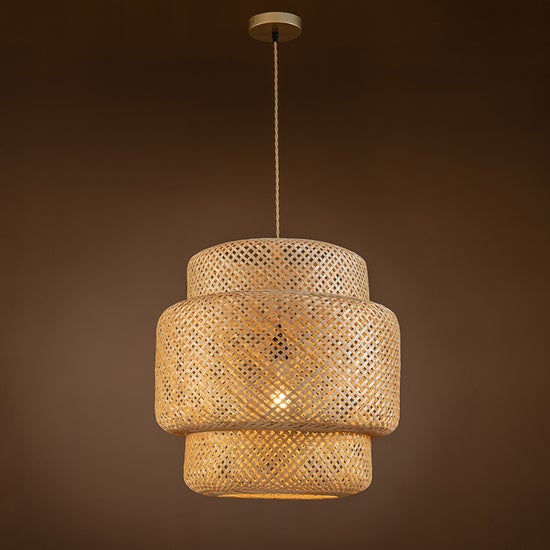 Drusilla Single Light Rattan Pendant Light By Ele Light & Decor | Pendant Lamps |  Modishstore  - 10