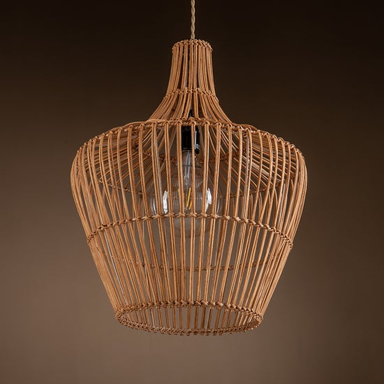 Ailsa Rattan Pendant Lamp By Ele Light & Decor | Pendant Lamps |  Modishstore  - 3