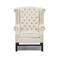 baxton studio sussex beige linen club chair | Modish Furniture Store-2