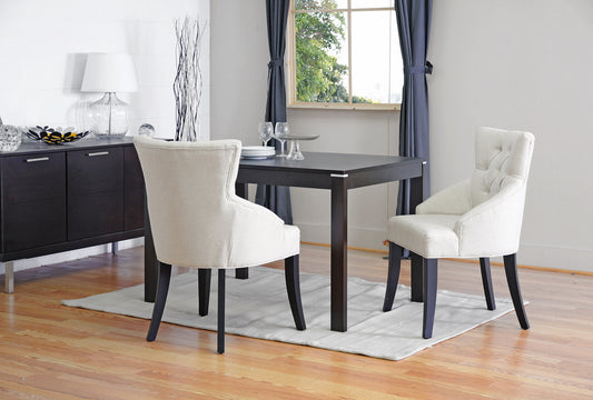 Baxton Studio Halifax Beige Linen Dining Chair (Set of 2) | Dining Chairs | Modishstore