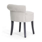 baxton studio millani beige linen modern lounge stool | Modish Furniture Store-3