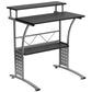Work From Home Kit - Black Computer Desk, Ergonomic Mesh Office Chair and Locking Mobile Filing Cabinet with Inset Handles | Office Chairs | Modishstore - 4