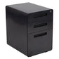 Work From Home Kit - Black Computer Desk, Ergonomic Mesh Office Chair and Locking Mobile Filing Cabinet with Inset Handles | Office Chairs | Modishstore - 5