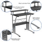 Work From Home Kit - Black Computer Desk, Ergonomic Mesh Office Chair and Locking Mobile Filing Cabinet with Inset Handles | Office Chairs | Modishstore - 7