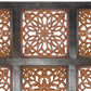 Decorative Mango Wood Wall Panel With Cutout Flower Pattern, Brown By Benzara | Wall Decor |  Modishstore  - 2