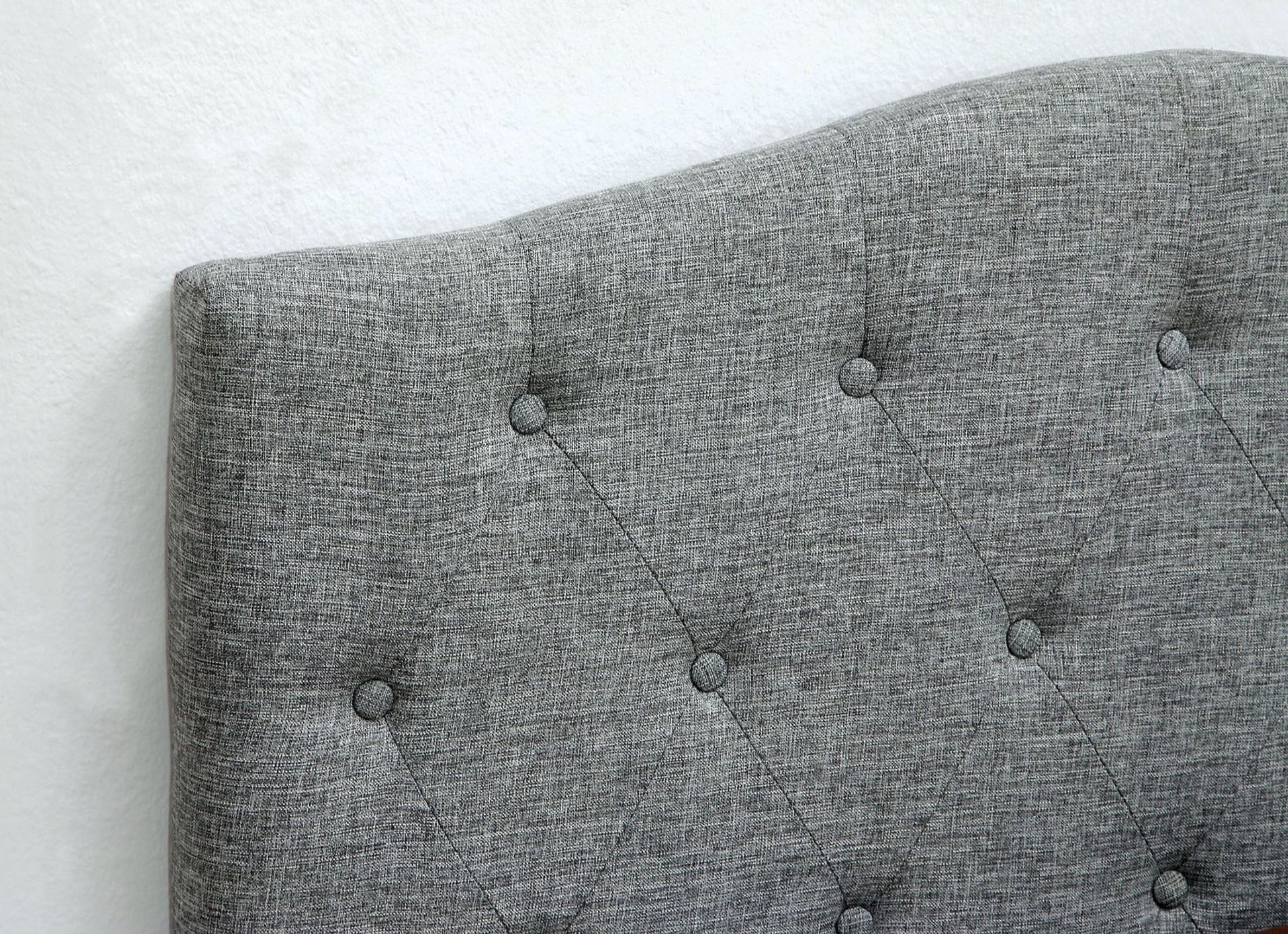 Alipaz Contemporary Full Queen Headboard, Gray  By Benzara | Headboards |  Modishstore  - 2