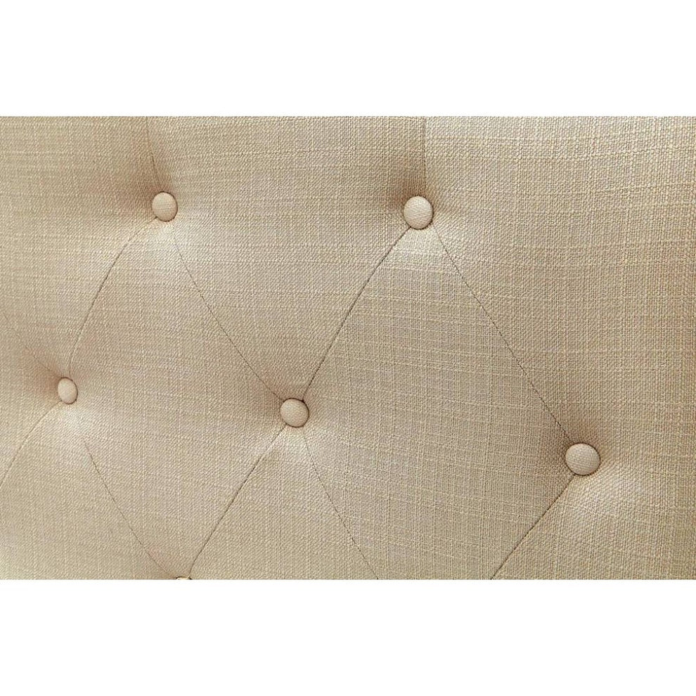 Alipaz Contemporary Full Queen Headboard, Ivory  By Benzara | Headboards |  Modishstore  - 2