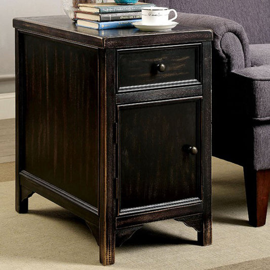 Traditional Style Three Drawer Desk With Oversized Cabriole Legs, Brown By Benzara | Side Tables | Modishstore
