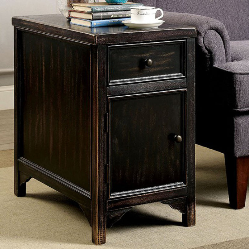 Traditional Style Three Drawer Desk With Oversized Cabriole Legs, Brown By Benzara | Side Tables | Modishstore