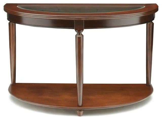 Granvia Traditional Sofa Table, Dark Cherry By Benzara | Console Tables |  Modishstore 