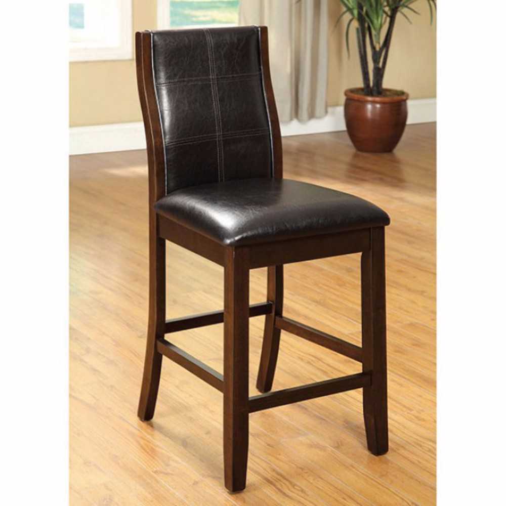 Townsend Ii Leatherette Parson Chair Counter Height Chair, Set Of 2  By Benzara | Dining Chairs |  Modishstore 