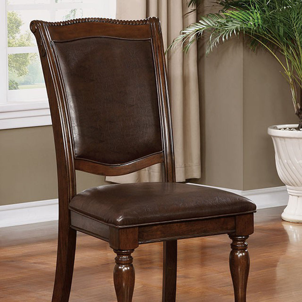 Alpena Traditional Style Side Chair Set Of 2 By Benzara | Armchairs | Modishstore - 2
