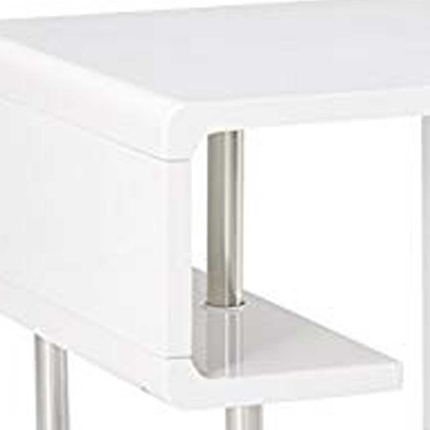 Ninove I Contemporary Style End Table, White  By Benzara | Side Tables |  Modishstore  - 3