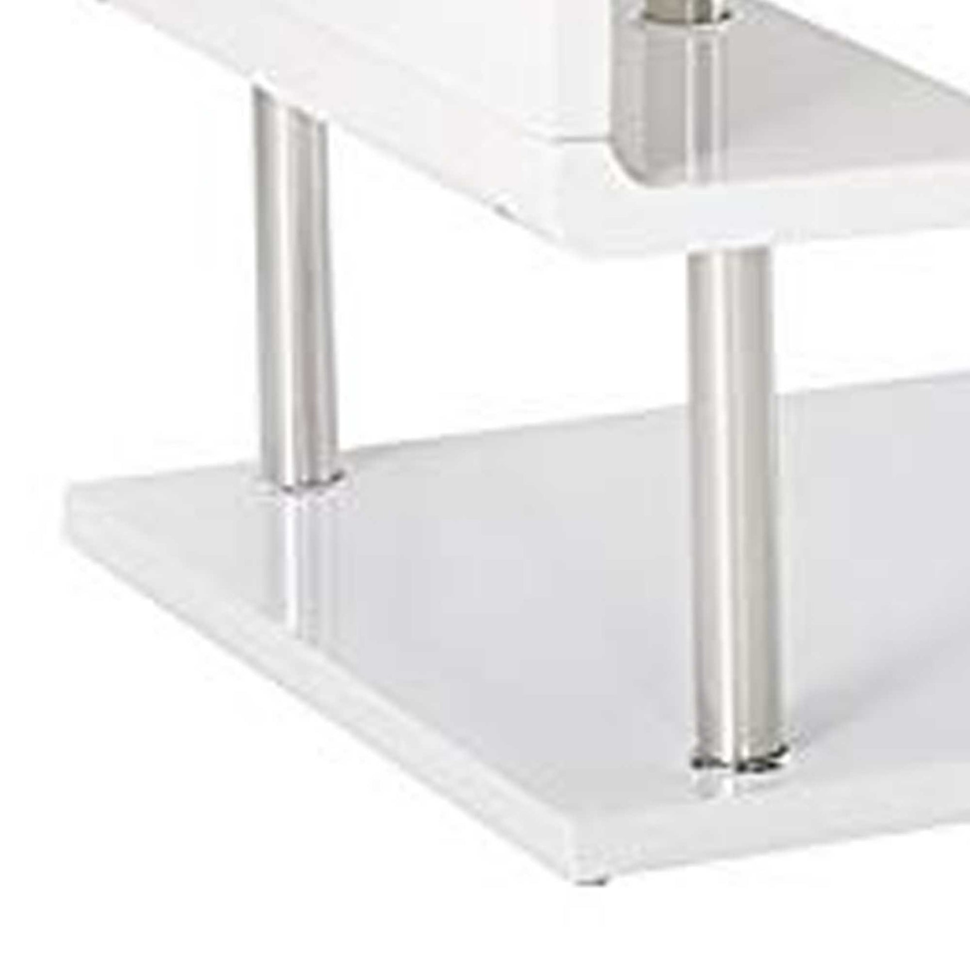 Ninove I Contemporary Style End Table, White  By Benzara | Side Tables |  Modishstore  - 2