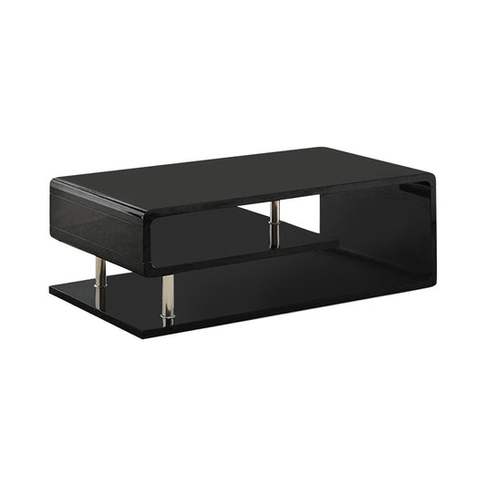Ninove Contemporary Style Coffee Table, Black  By Benzara | Coffee Tables |  Modishstore 