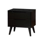 Lennart Mid-Century Modern Nightstand, Black  By Benzara | Nightstands |  Modishstore 