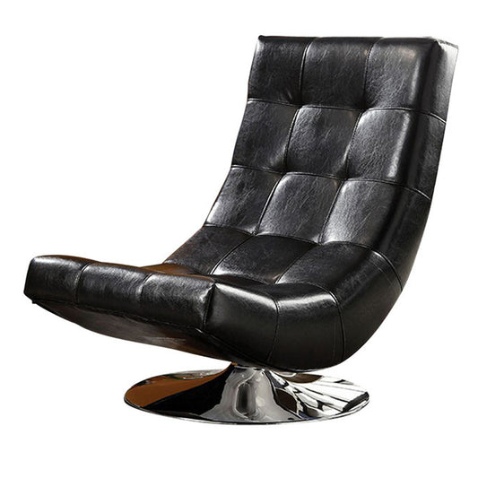 Trinidad Contemporary Swivel Chair, Black  By Benzara | Lounge Chairs |  Modishstore 