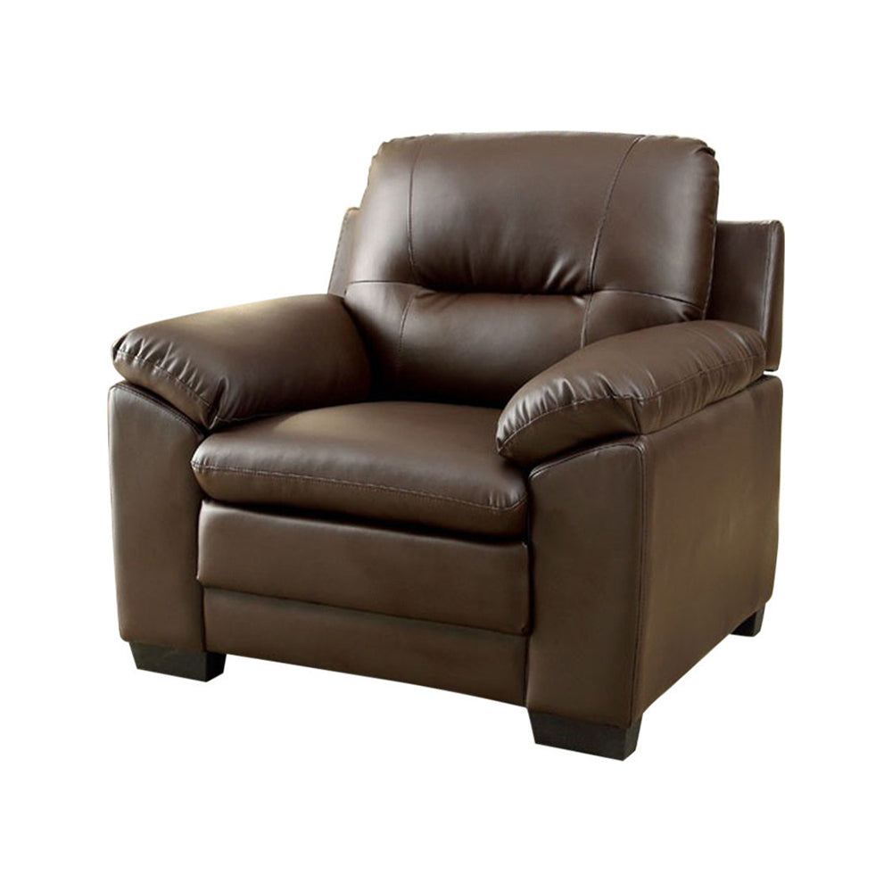 Parma Contemporary Chair, Brown  By Benzara | Lounge Chairs |  Modishstore 