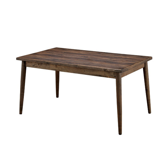 Eindride Mid-Cent Modern Dining Table, Brown By Benzara | Dining Tables |  Modishstore 