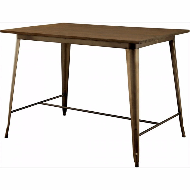 Cooper Ii Counter Ht. Table, Brown By Benzara | Bar Stools & Table |  Modishstore 