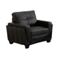 Blacksburg Contemporary Chair, Black  By Benzara | Lounge Chairs |  Modishstore 