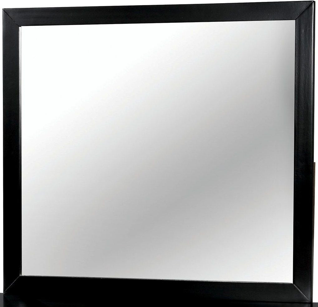 Lennart Ii Black Rectangular Mirror By Benzara | Mirrors |  Modishstore 