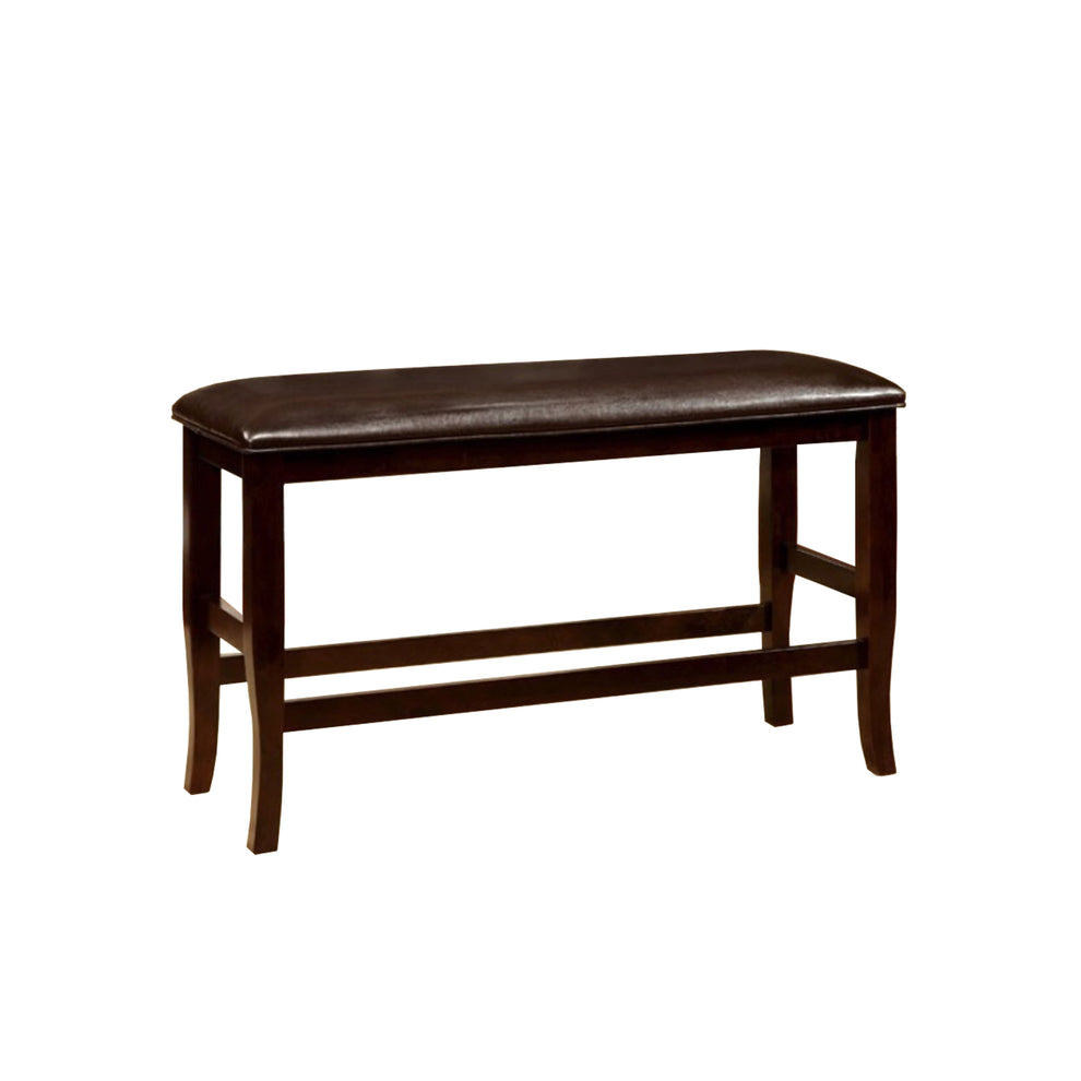 Woodside Ii Counter Height Espresso Finish Bench  By Benzara | Stools & Benches |  Modishstore  - 2
