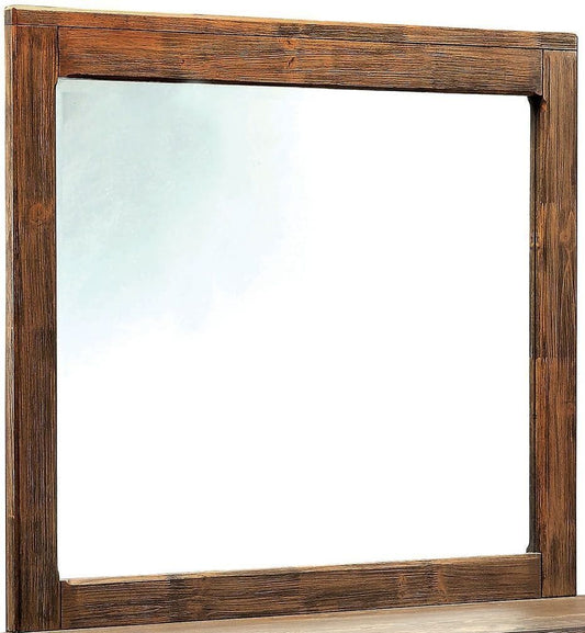 Hankinson Rustic Natural Tone Mirror By Benzara | Mirrors |  Modishstore 